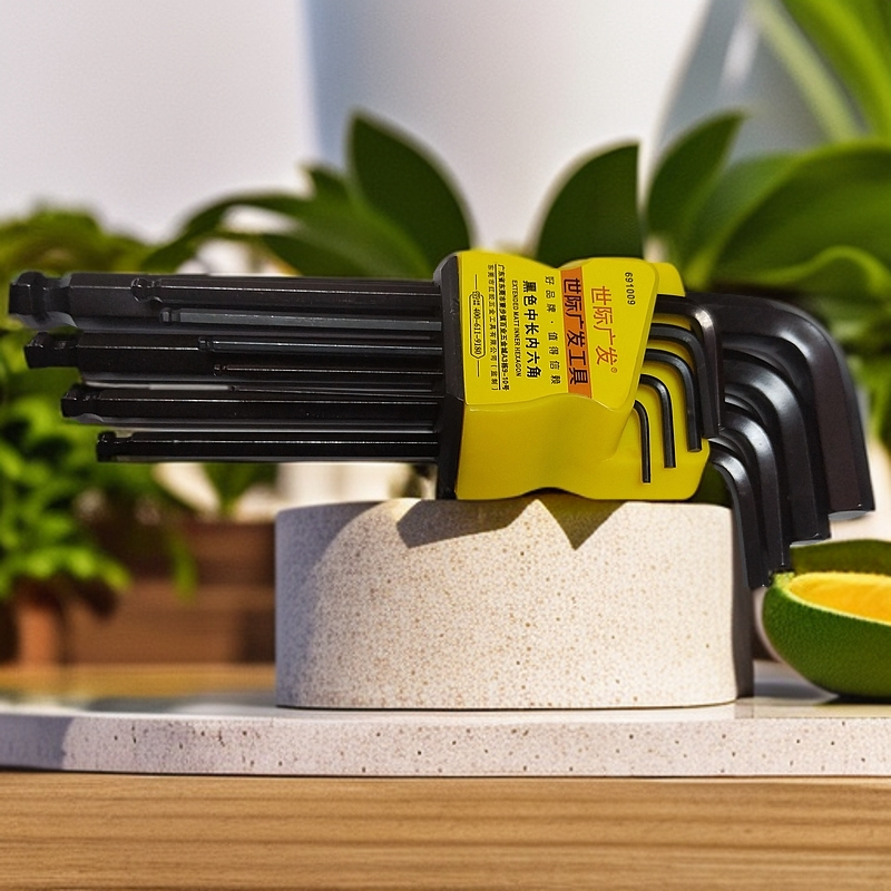 9件套世际广发高硬度内六角扳手套装