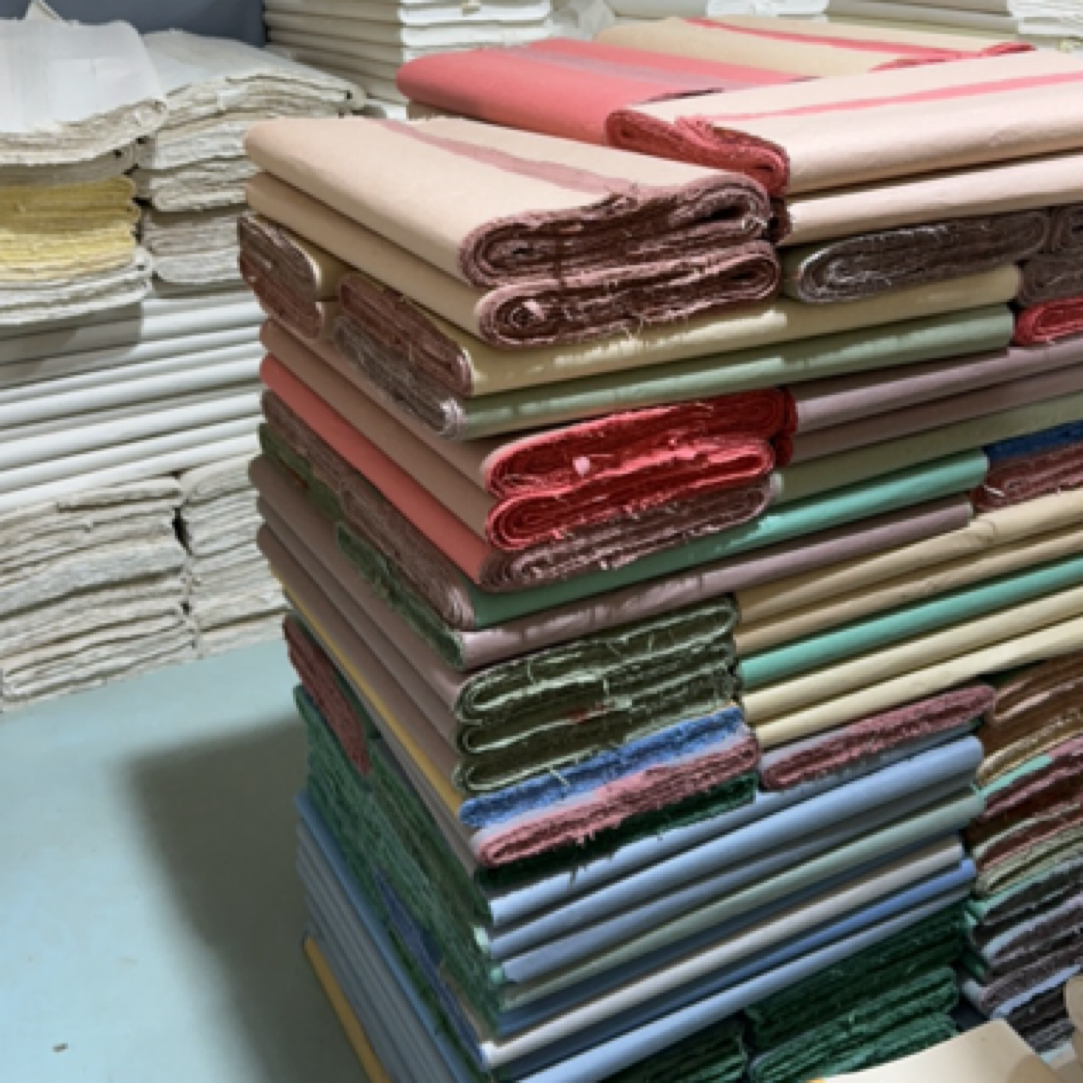 纯手工楮皮丝绒笺小六尺61*180cm50张半生熟参展投稿作品纸