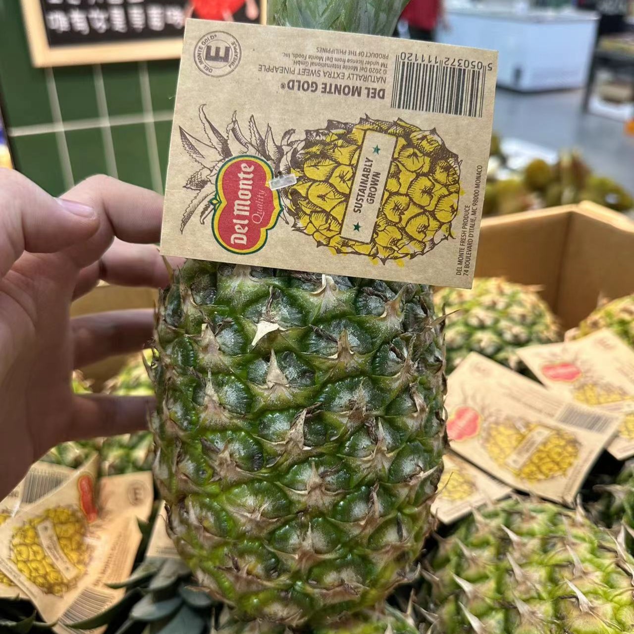 【水果】凤梨（默认打皮，酸甜口/以实物为准斤）/1个 