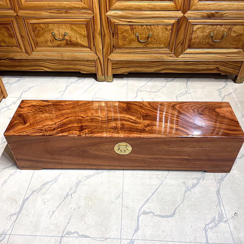 香樟木字画箱 收纳箱 书画箱中式实木定制高品质