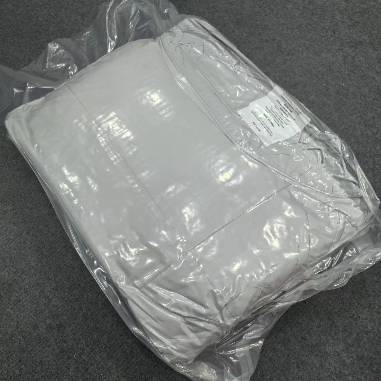 外贸精品单鹅绒被，230*230（6斤）灰色