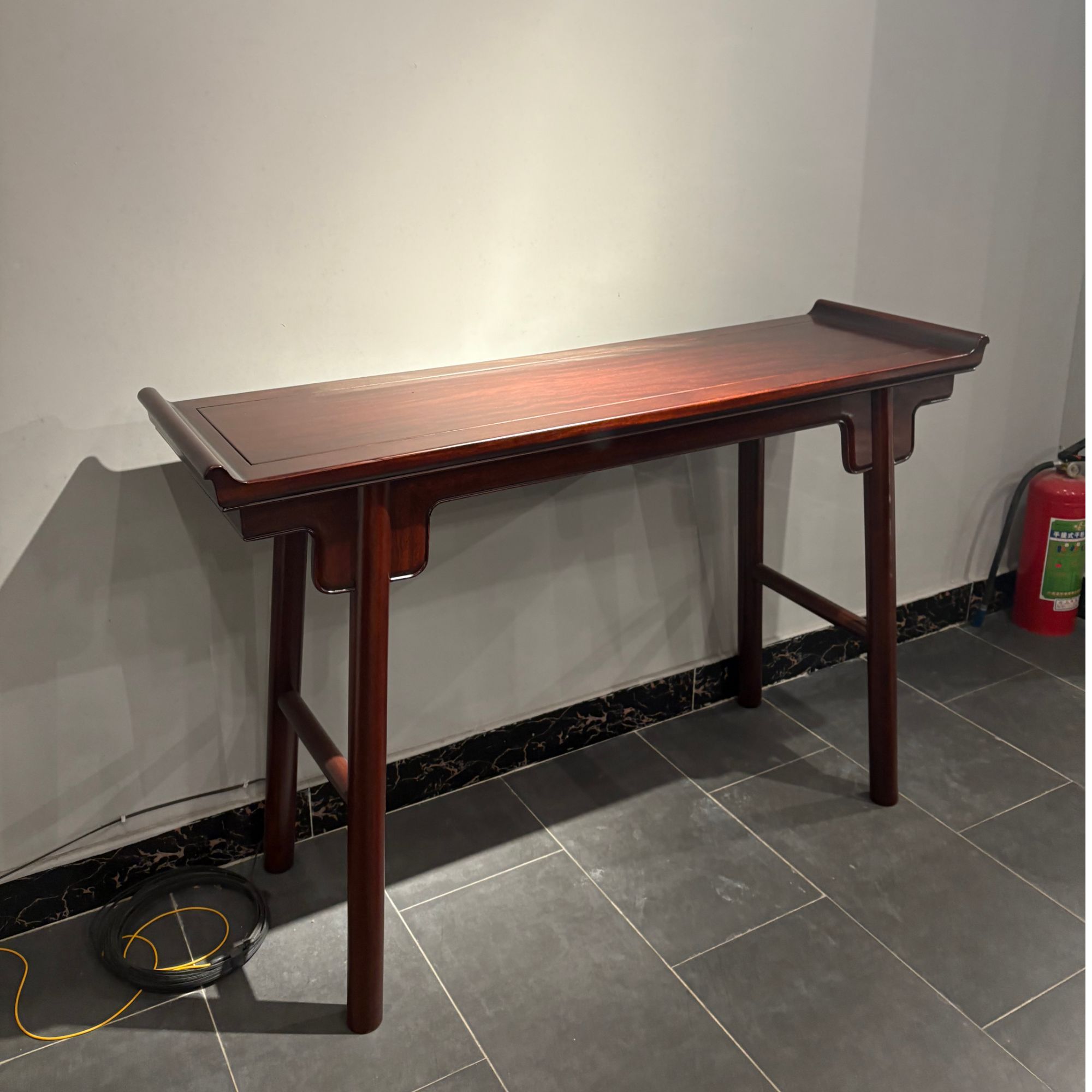 1.26米翘头条案非洲黑·酸枝新中式客厅家用简约