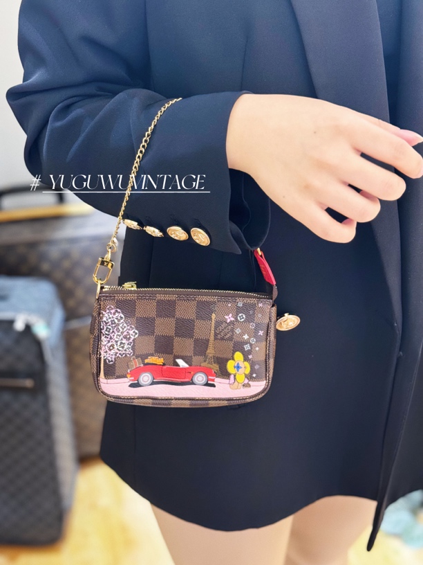 95新 LouisVuitton/路易威登 御古屋/03302/mini限量麻将 19年