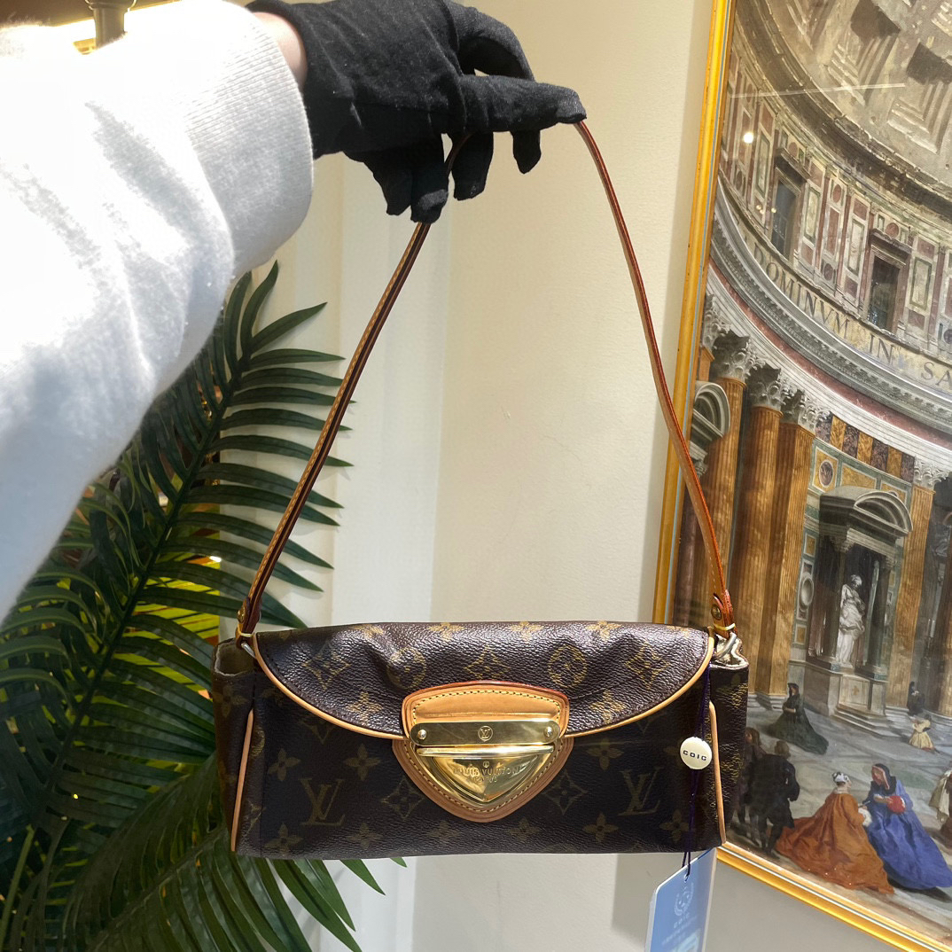 95新 LouisVuitton/路易威登 御古屋/16913/金豆腋下包