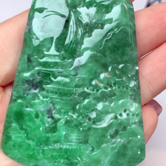 翡翠吊坠(不含链)未镶嵌