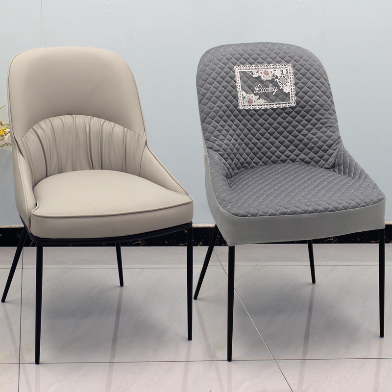 餐厅餐桌弧形椅子套罩新款全包家用座椅套罩靠背坐凳子套保护套96