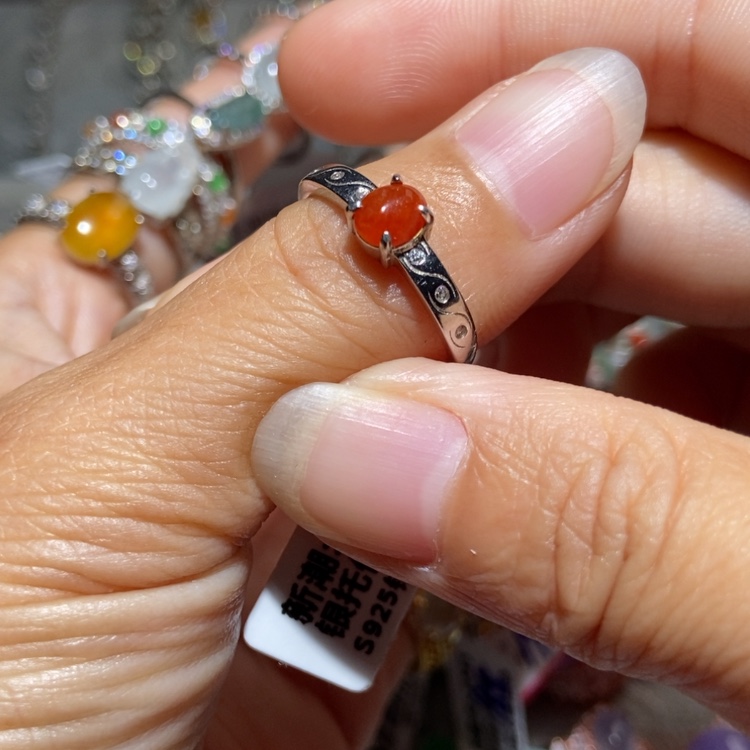 【闪购商品】定制翡翠银S925镶嵌
