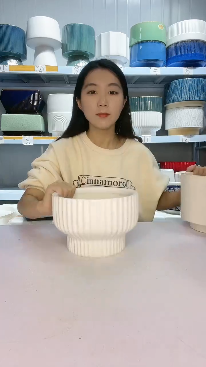 【闪购商品】紫砂花盆白竖中20*14