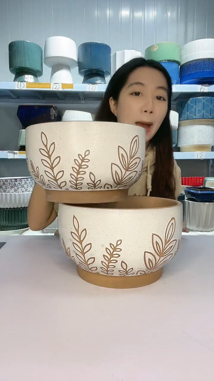 【闪购商品】紫砂花盆叶子两个-25*15-瑕疵