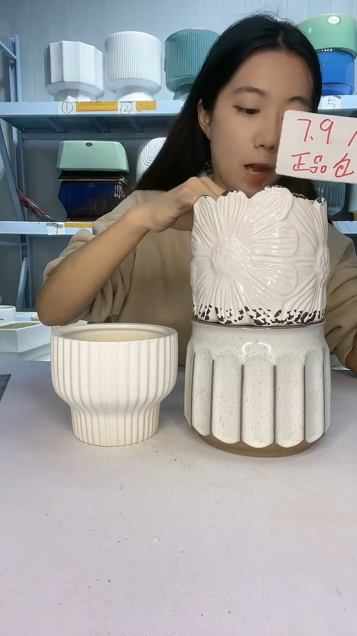 【闪购商品】紫砂花盆3个