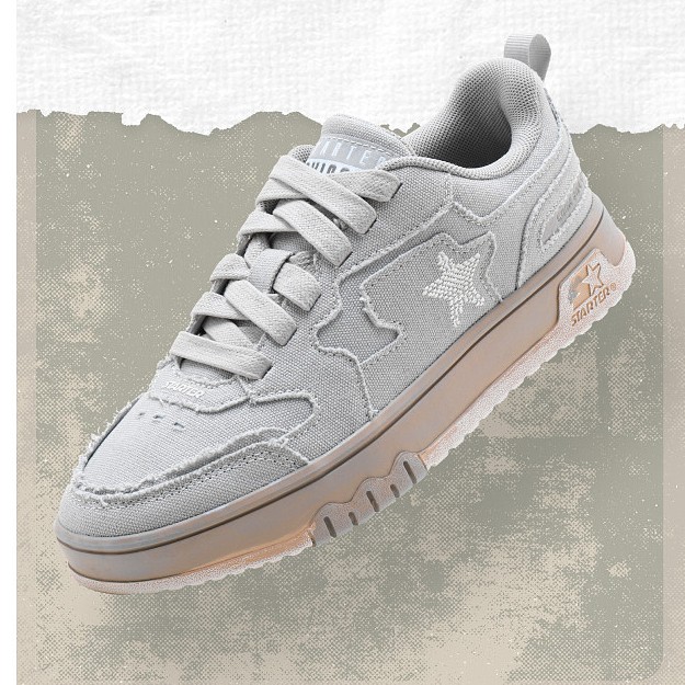 STARTER夏季新款街头复古运动潮流百搭情侣厚底休闲板鞋STI2S6014