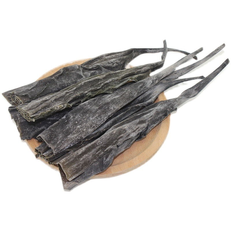 千鲜都福建霞浦海带干挂晒海带昆布厚海带丝头中段煲汤干货500g