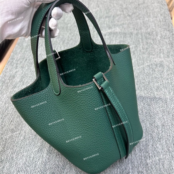 18cm女士包包 普翁卡女包全手缝手工女包