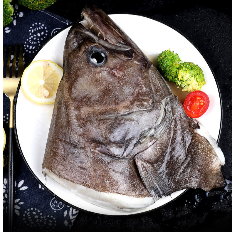 不包冰 纯肉净重深海鸦片鱼头 碟鱼头顺丰发货 