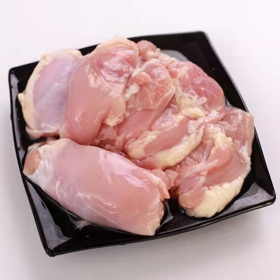 （鹿鲜）新鲜去皮去骨7080鸡腿肉3.75斤左右顺丰包邮发货国产冷藏