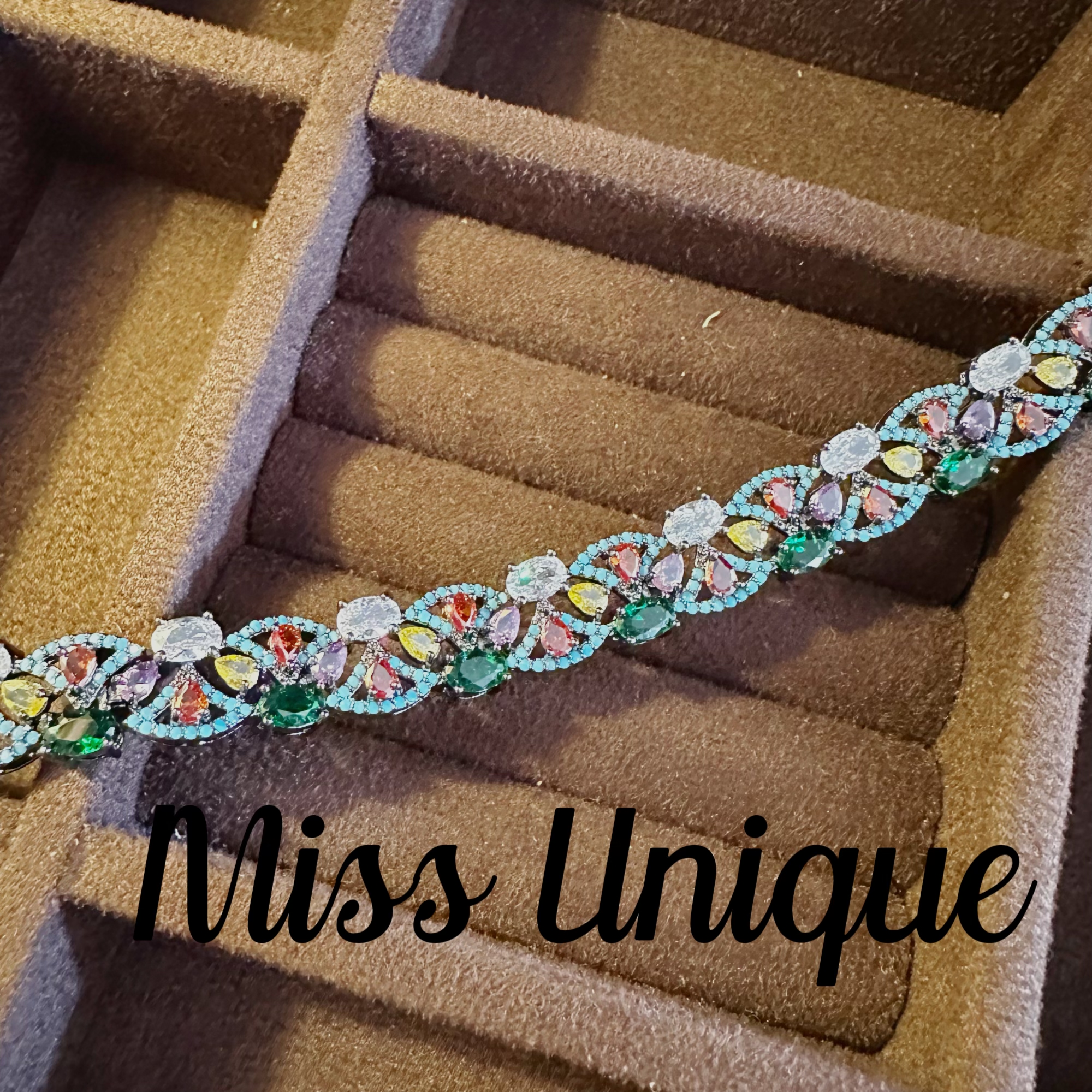  D4067民族风扇子拼接手链