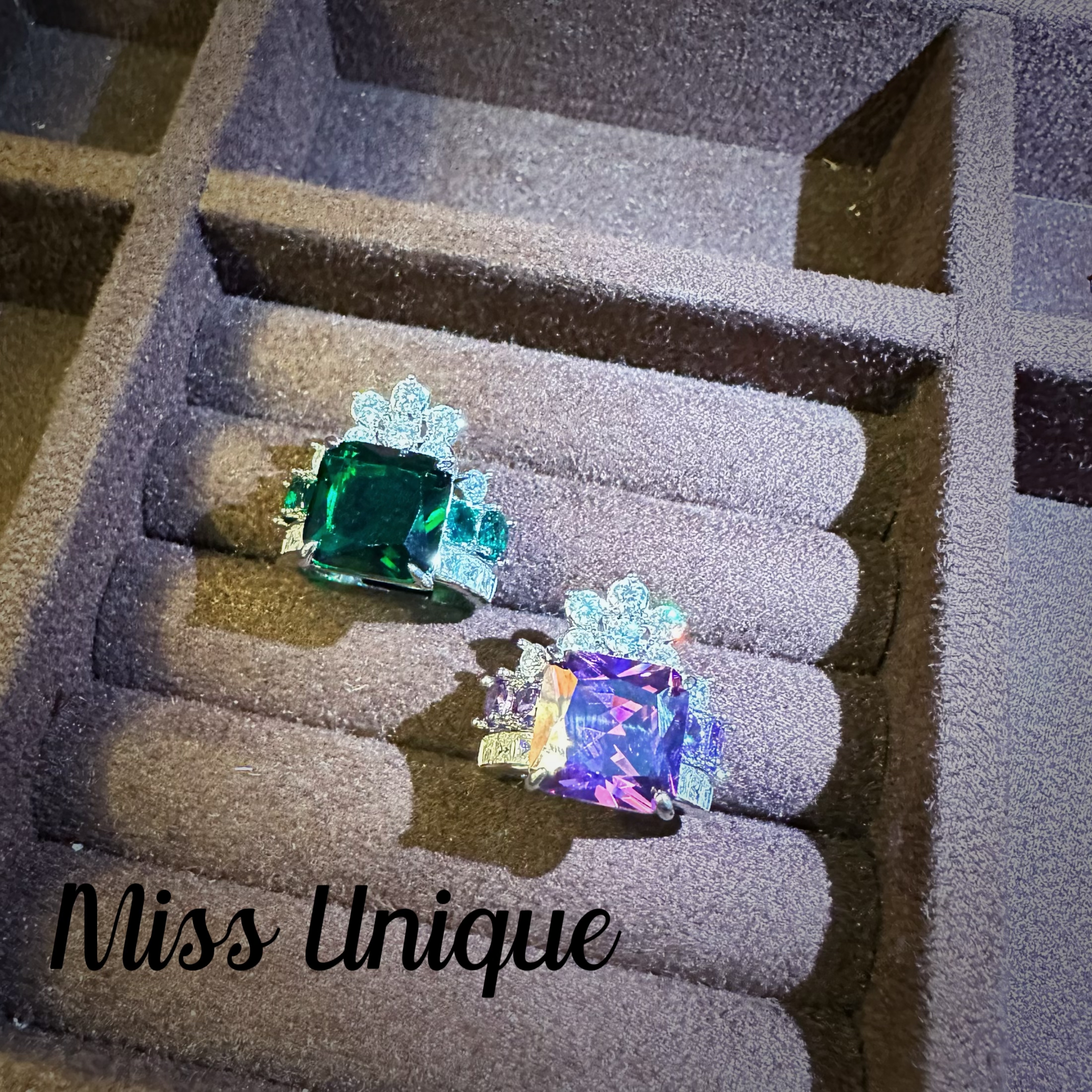  C3309刺绣工艺方形戒指