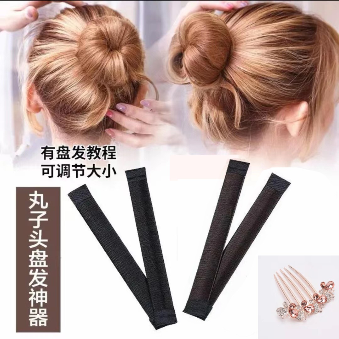 锌合金亚克力发饰 蝴蝶发簪啪啪圈 韩版时尚气质简约成人百搭插梳