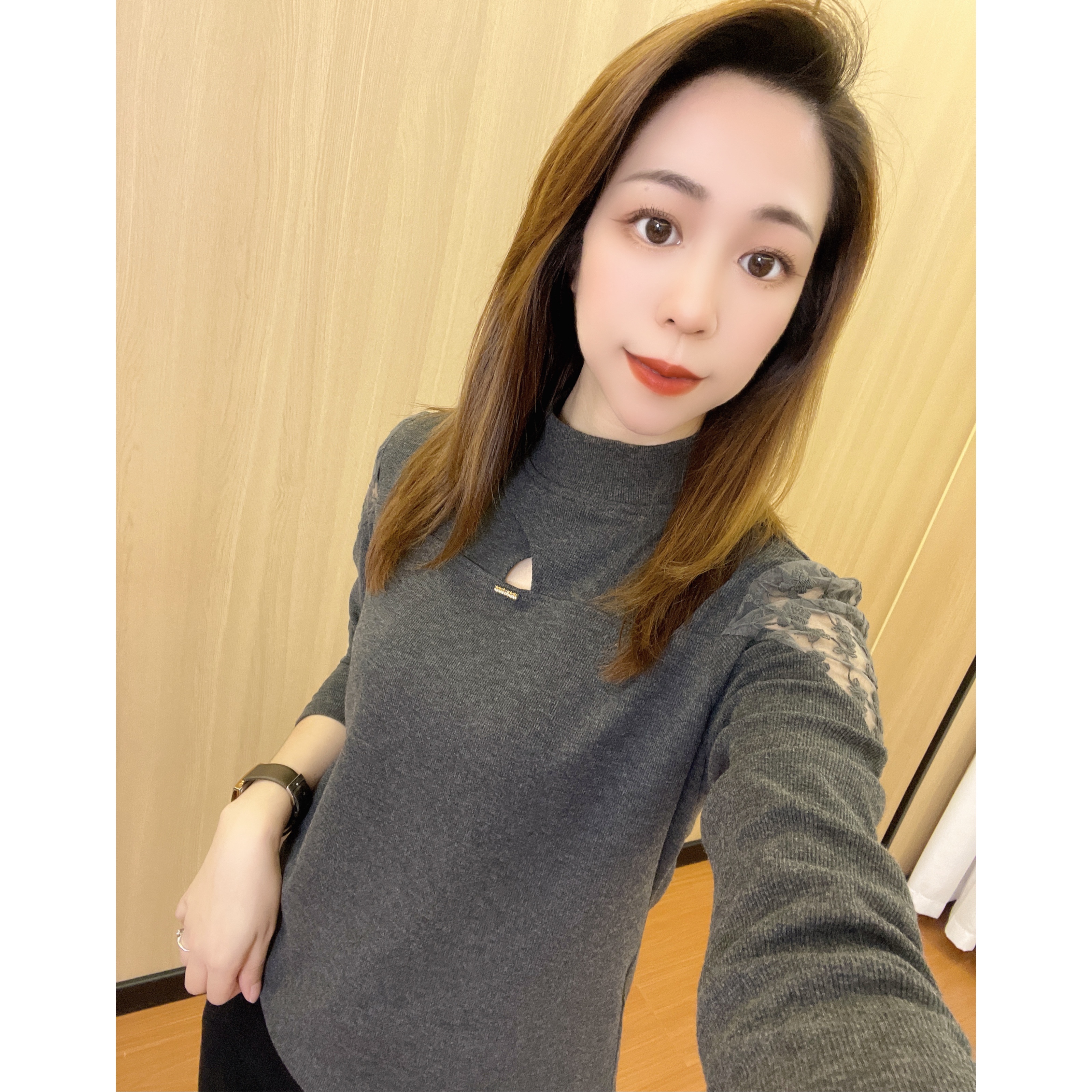 冬款（加绒打底衫）蕾丝肩打底衣内搭女贴身气质显瘦长袖半高领