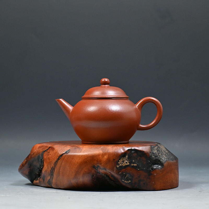 汲老严选 汲氏匠人汲小宁全手工 原矿朱泥 150cc小容量水平壶