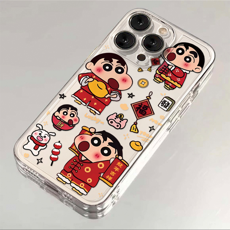 小新龙年吉祥iphone15苹果手机壳14promax硅胶13pro透明12全包11