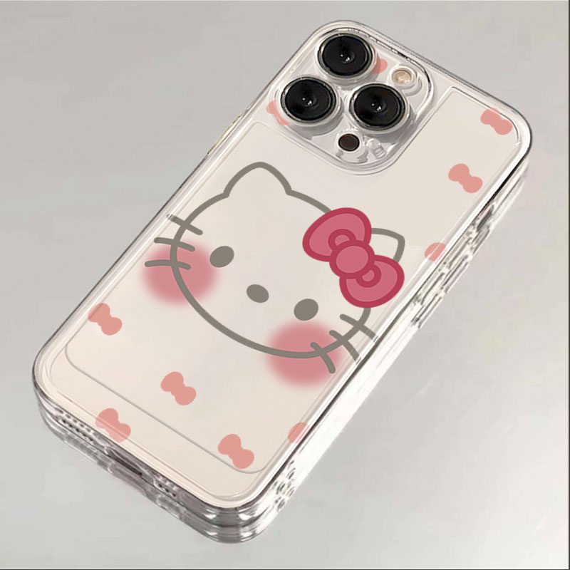 可爱凯蒂iphone15苹果手机壳14promax硅胶13pro透明12高级11全包X
