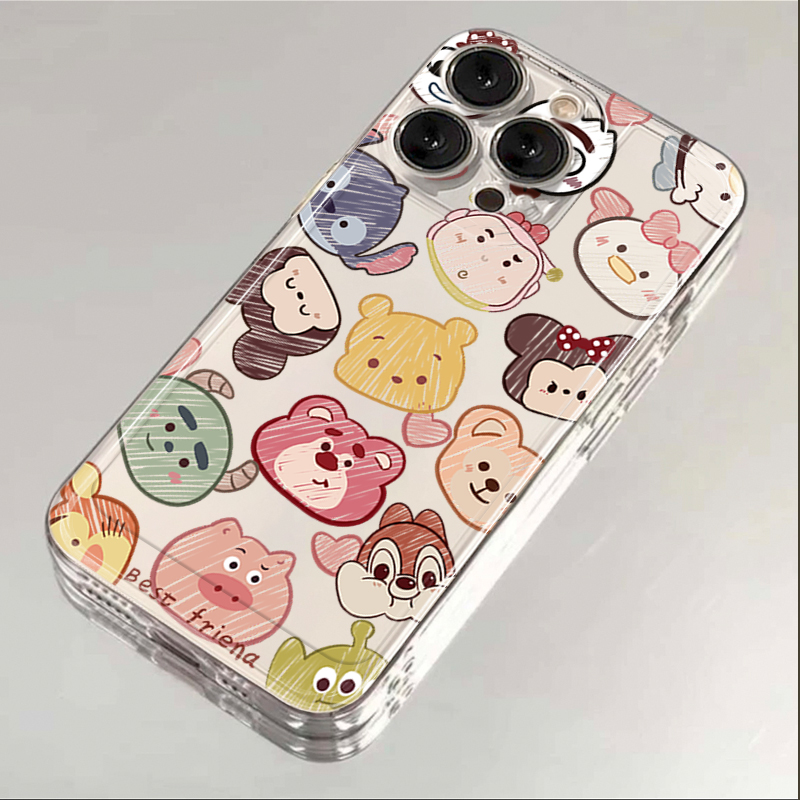 卡通iPhone15苹果手机壳P60华为mate小米vivo红米oppo全包软ins女