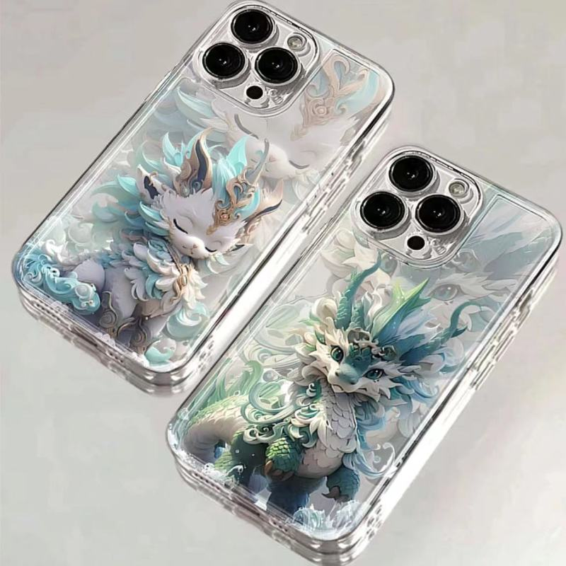 龙年吉祥暴富iphone15苹果手机壳14promax软胶13pro透明12个性11p