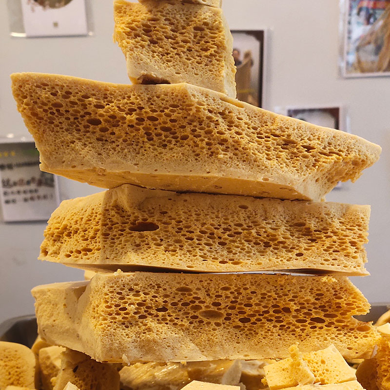 卡美罗焦糖风味蜂窝糖儿时回忆酥脆香甜（120克/袋）自制咖啡零食