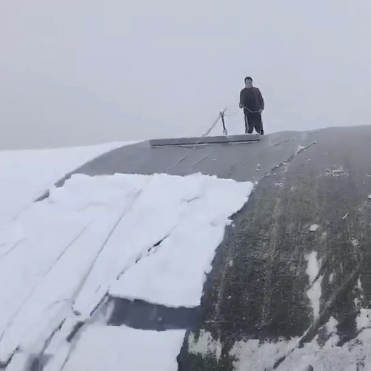 大棚智能推雪器大棚专用除雪神器刮雪铲雪扒雪农用大棚推除雪工具