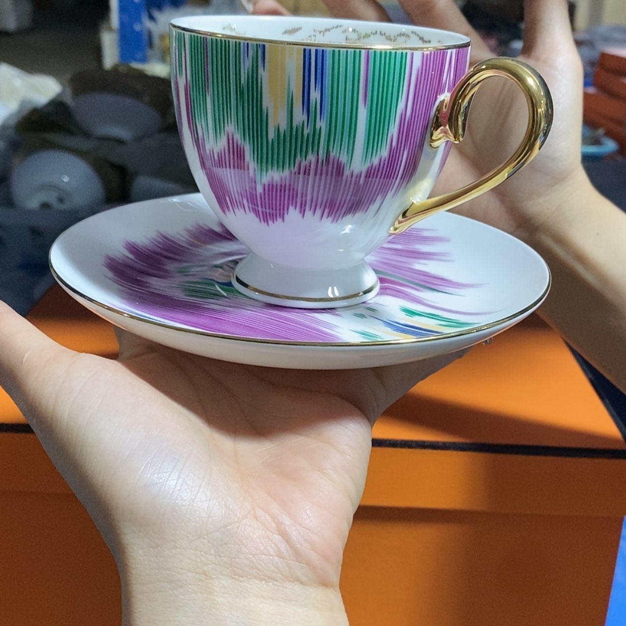 【闪购商品】骨瓷碟小****?H64（单杯碟）