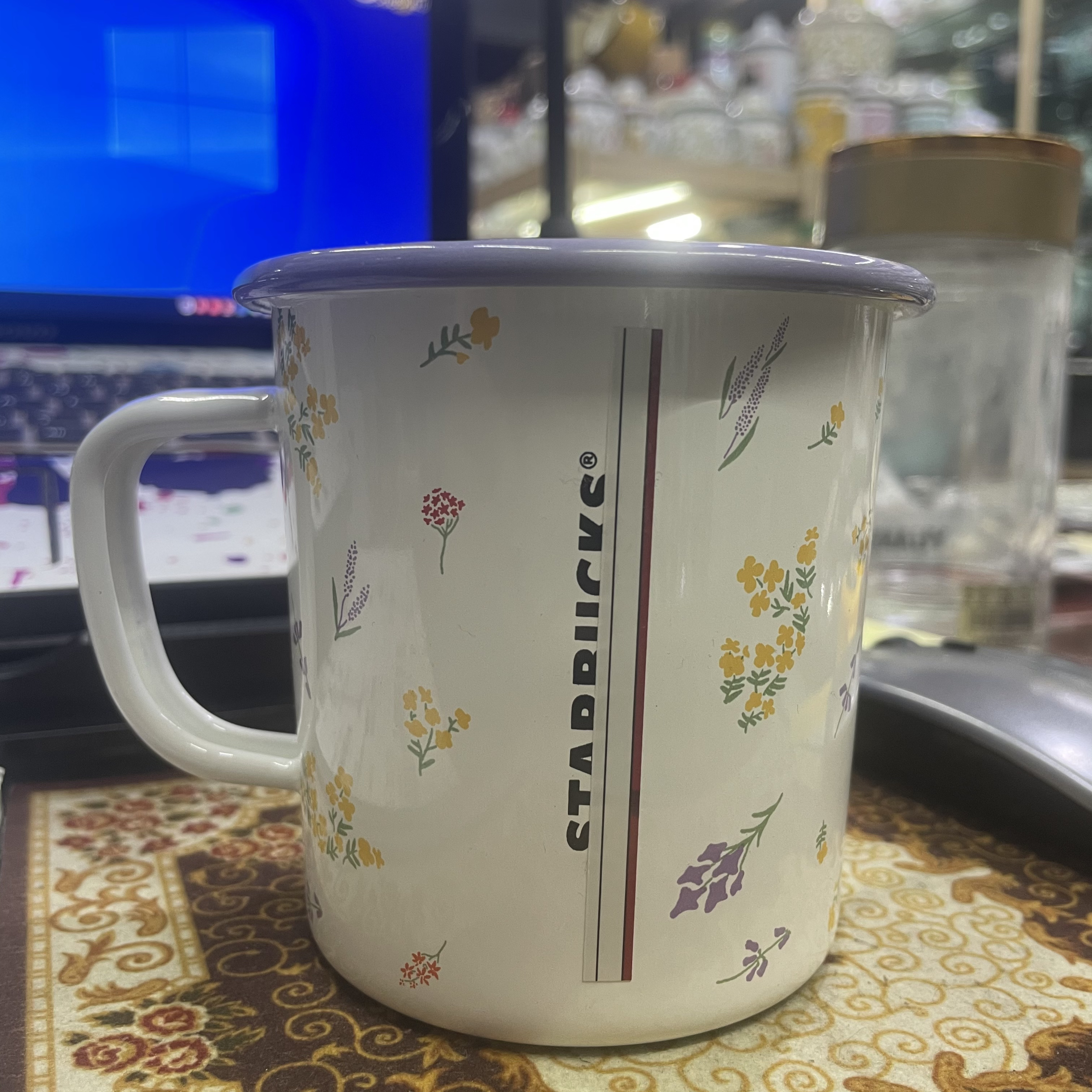 搪瓷咖啡杯饮料口杯 S家正品 全新款式 容量13OZ