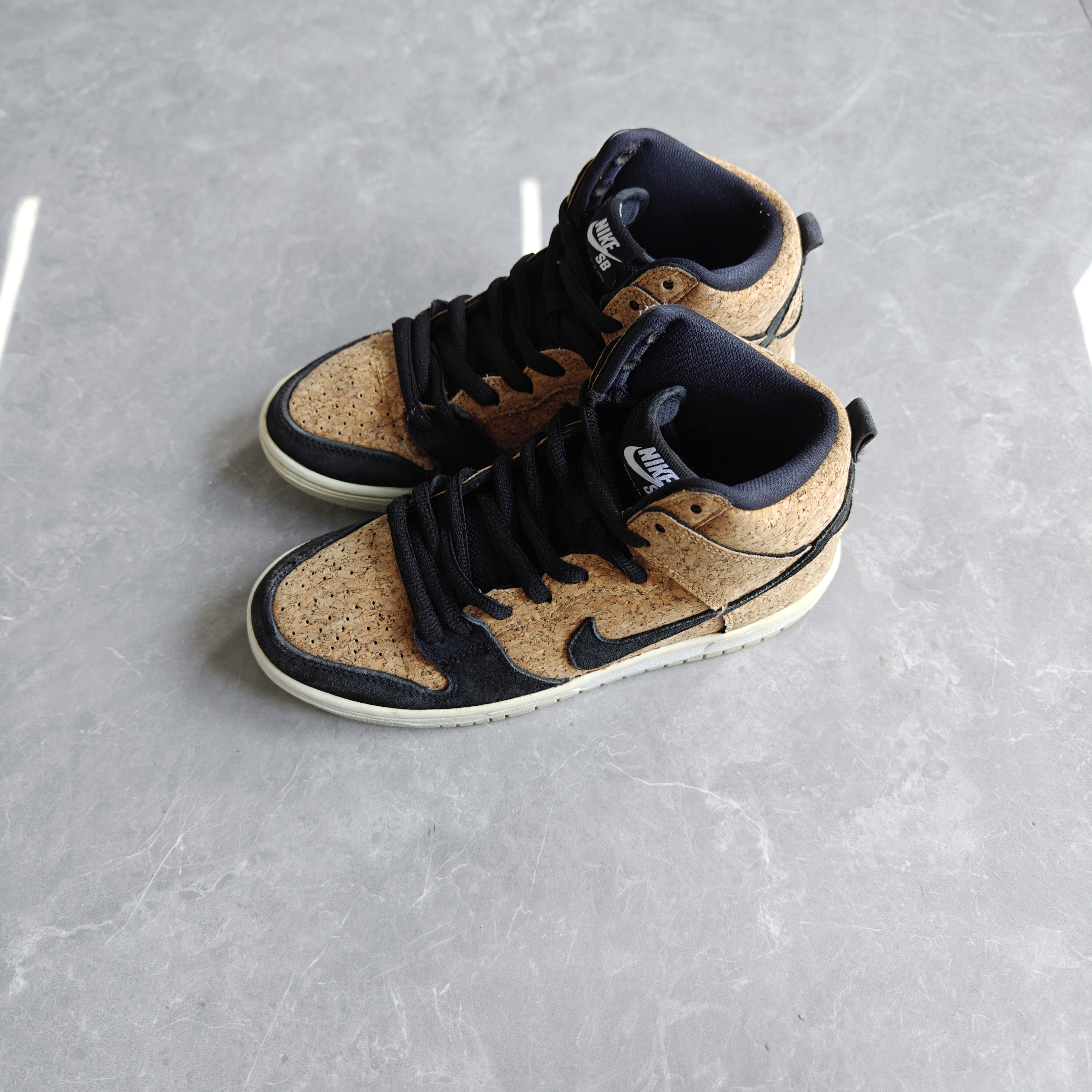 39码/耐克Nike dunk软木塞中帮板鞋/95新无盒木纹微脱落/公价2499