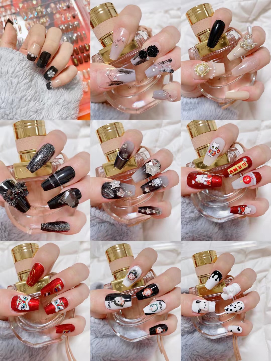 乔小姐手工穿戴甲拍一单补价链接（两单包邮，自觉下单）