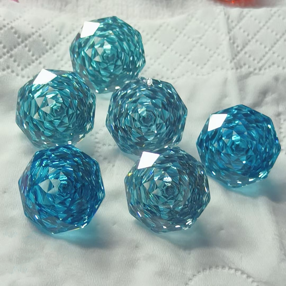 12-14-20M八边千禧玫瑰】手工DIY美甲饰品超闪高品质爆闪彩色锆石