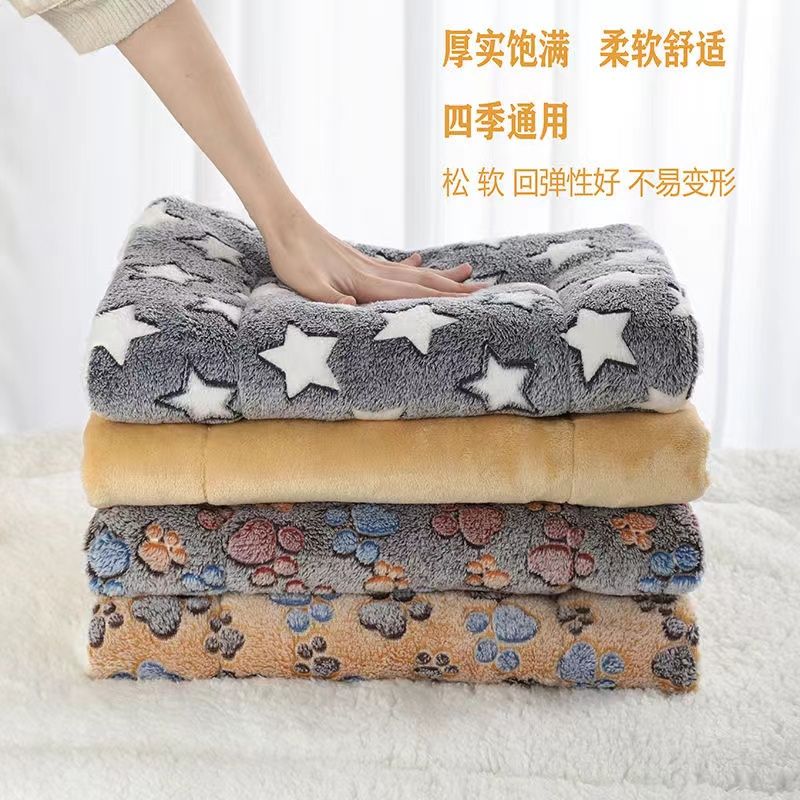 猫咪睡垫狗垫子秋冬款多色毛毯冬天狗窝猫垫保暖毯子宠物狗狗睡觉