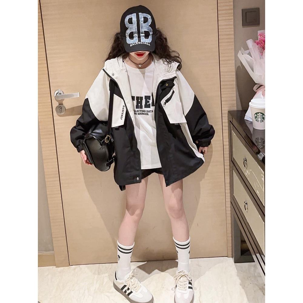 巴拉巴拉女童秋冬装外套2023新款洋气儿童夹棉加厚上衣中大童冬季