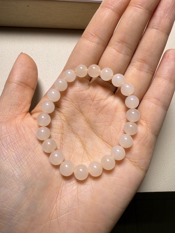 和田玉蜂蜜水8mm珠串