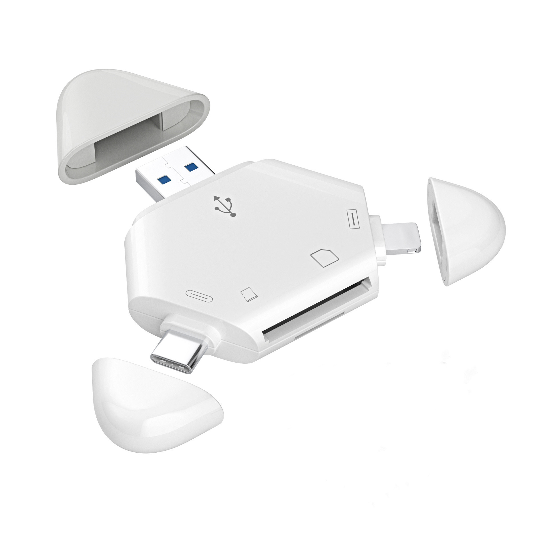 准新品  手机读卡器按需购买，支持大部分手机直接导出