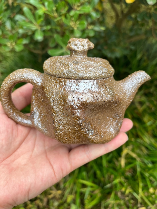 荥经黑砂明火炭柴烧烧茶水壶茶具茶壶