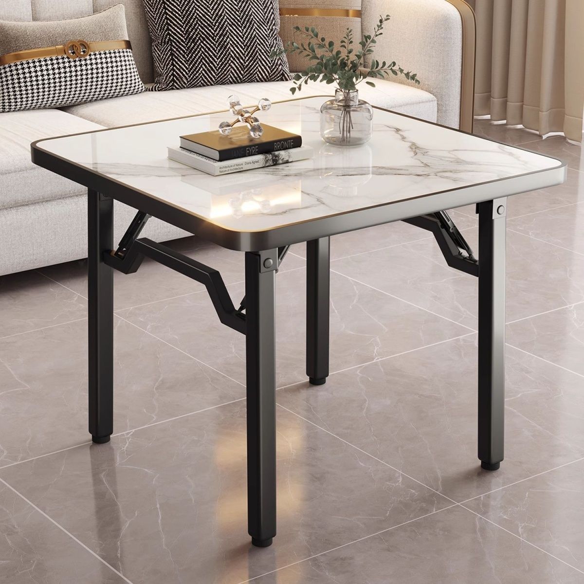 折叠桌子餐桌家用小户型吃饭桌棋牌桌简易烤火桌正方形餐桌摆摊桌