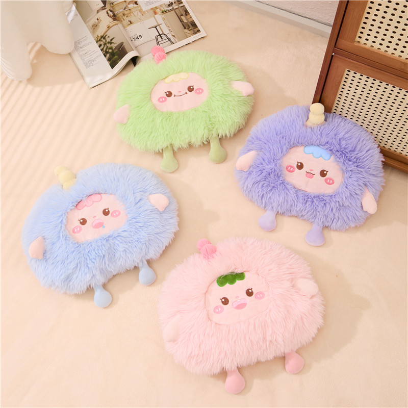 新国标防爆加厚热水袋充电款仿兔绒暖手宝学生暖手袋毛绒可拆洗