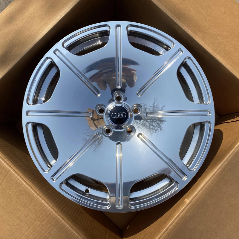 适配奥迪A4A5A6A7A8L霍希大饼18/19/20寸锻造轮毂改装升级轻量化
