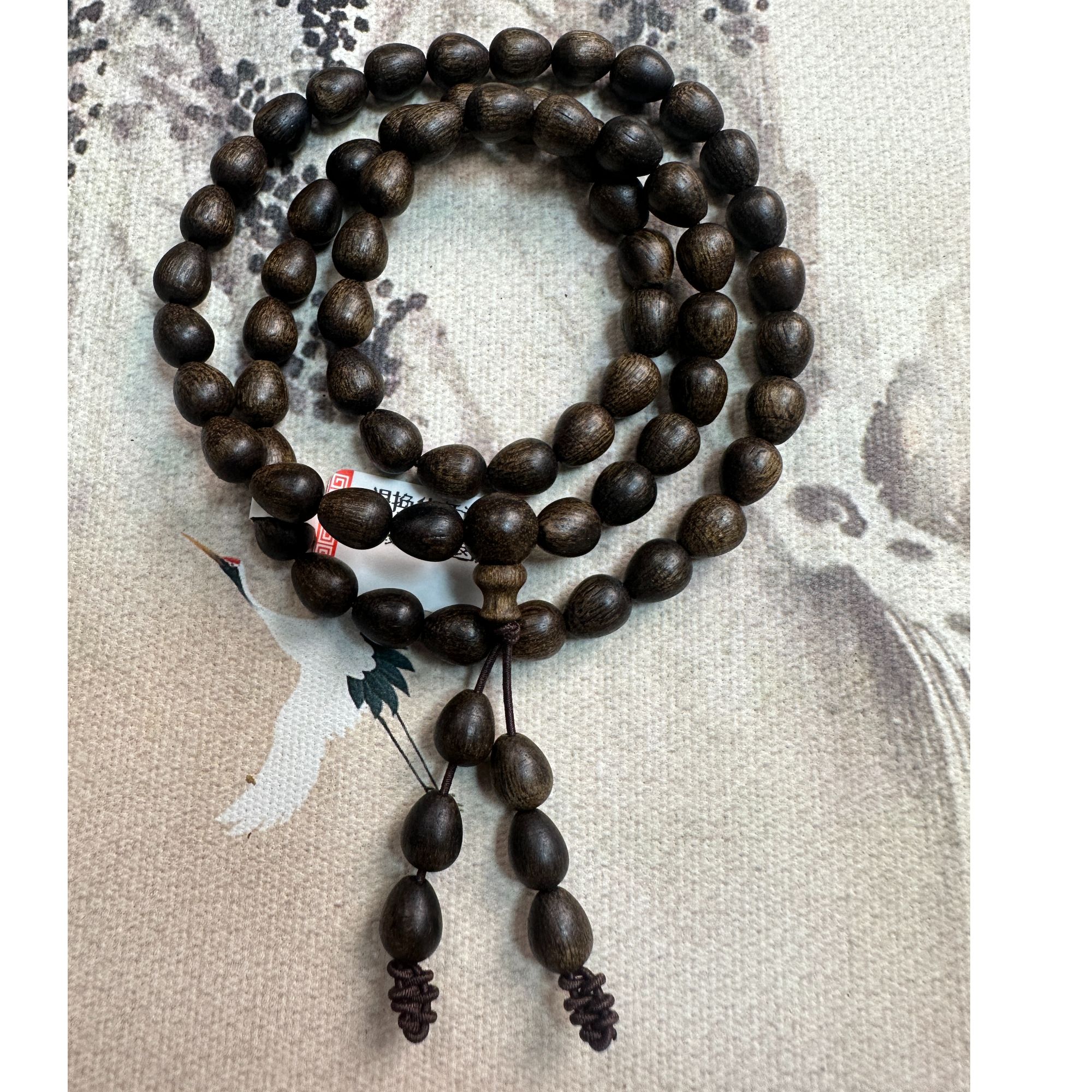 沉水天然柬埔寨菩萨棋0.7CM多圈金丝密布繁星点点 沉香碎屑养香瓶