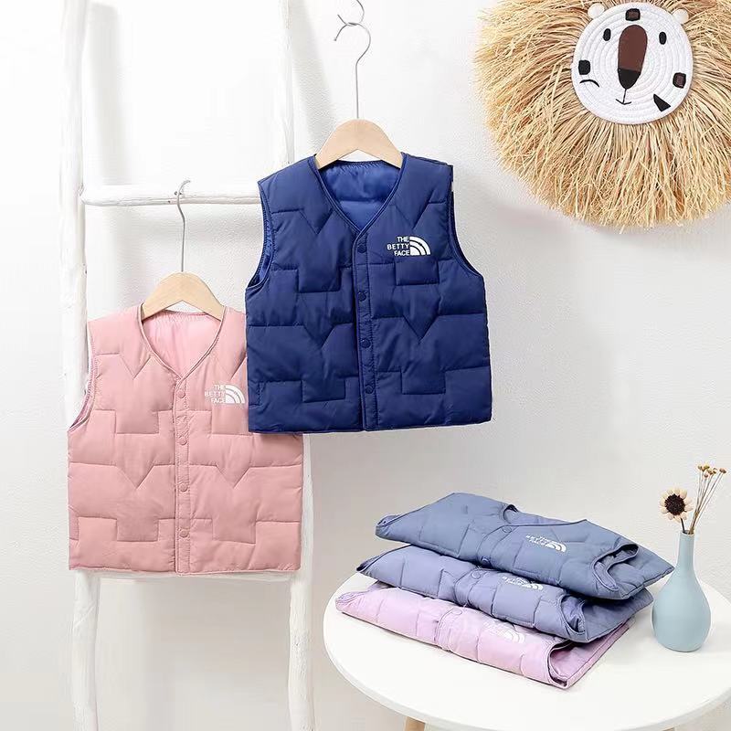 秋冬儿童羽绒马甲轻薄保暖中大童小孩内外穿男童女童洋气坎肩内胆