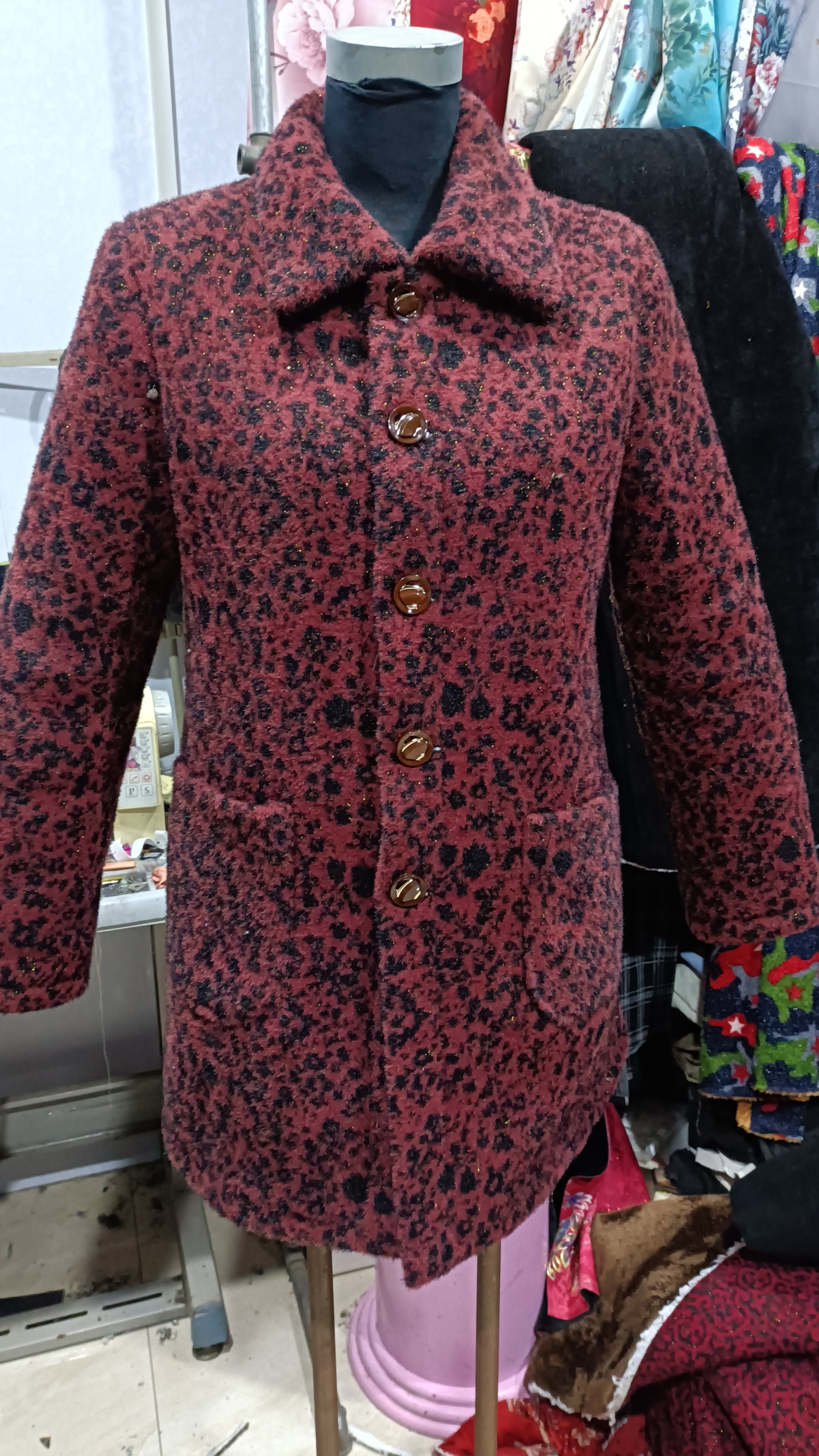 定做三层复合加厚棉袄，雪貂绒面料，备注身高体重