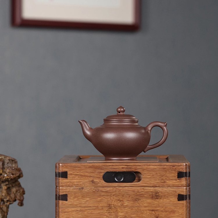 黄龙山精选紫泥原矿紫砂笑樱壶泡茶壶功夫茶中小品