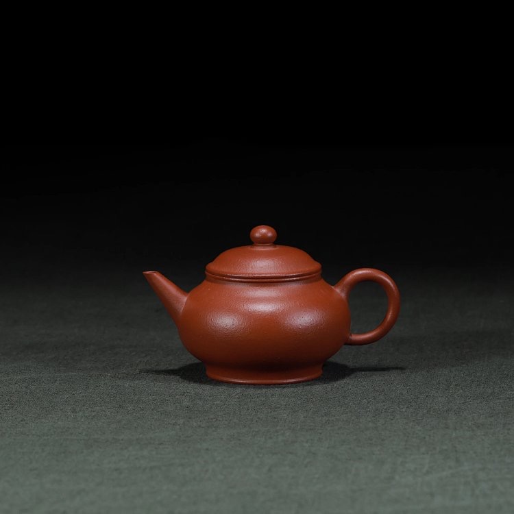 手工精选手工石磨紫砂古法练泥精品小品壶水平壶一整套容量约120