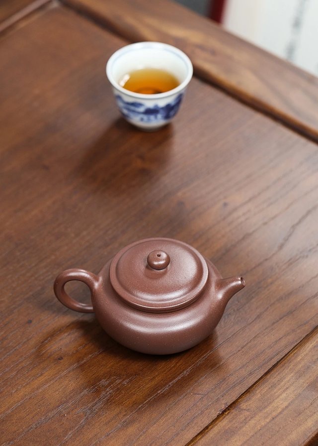 黄龙山原矿精选紫泥扁仿古精品小品壶泡茶壶功夫茶中小品壶
