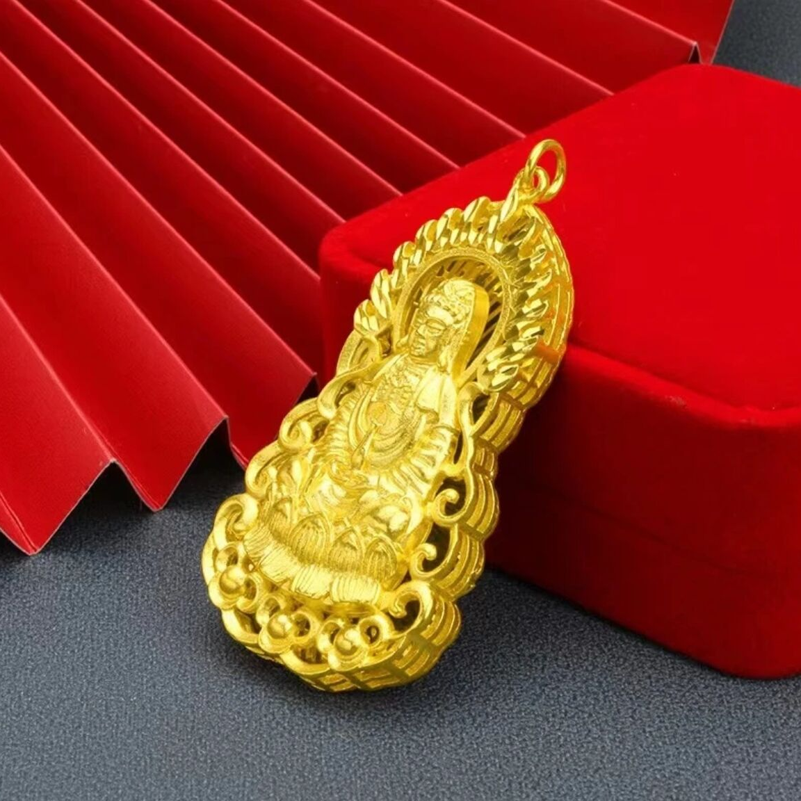 合金吊坠 火焰观音吊坠